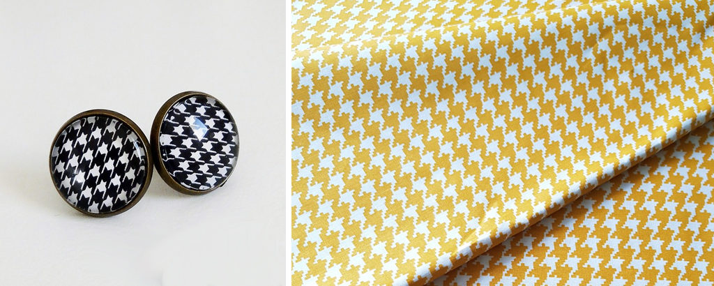 Pied-de-poule : tendance mode, DIY - Un Grand Marché