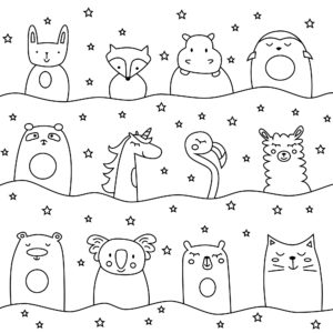 Coloriage gratuit - Un Grand Marché