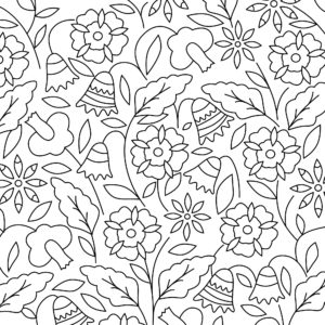 Coloriage gratuit - Un Grand Marché