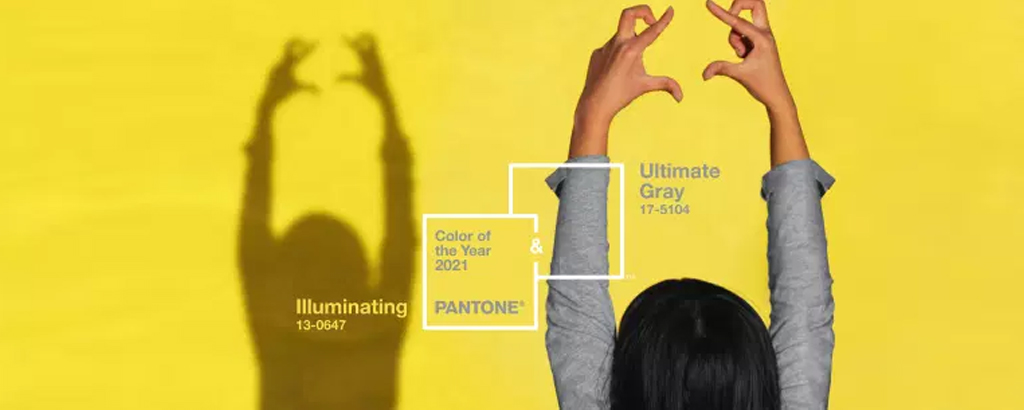 Pantone 2021 : Ultimate Gray et Illuminating
